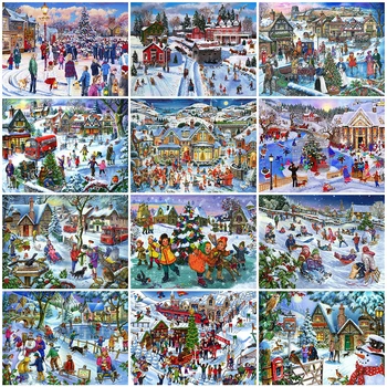 Evershine 5D DIY Diamond Embroidery House Craft Kit Diamond Painting Christmas Handmade Gifts Wall Decoration
Evershine 5D DIY Diamond Embroidery House Craft Kit Diamond Painting Christmas Handmade Gifts Wall Decoration