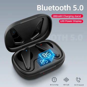 New S15 Bluetooth 5.0 Wireless Headphones TWS Hifi Earphones Headset Bass Earbud with Power Display Touch Control Ear Detection
New S15 Bluetooth 5.0 Wireless Headphones TWS Hifi Earphones Headset Bass Earbud with Power Display Touch Control Ear Detection