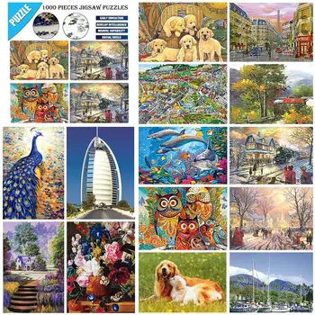 Jigsaws Puzzle 1000 Pieces Adult DIY Animal Landscape Pattern Picture Jigsaws Puzzle Home Game Education Toys For Children 
Jigsaws Puzzle 1000 Pieces Adult DIY Animal Landscape Pattern Picture Jigsaws Puzzle Home Game Education Toys For Children