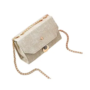 Women Chain Shoulder Bags PU Leather Solid Color Waterproof Lady Elegant Handbag
Women Chain Shoulder Bags PU Leather Solid Color Waterproof Lady Elegant Handbag