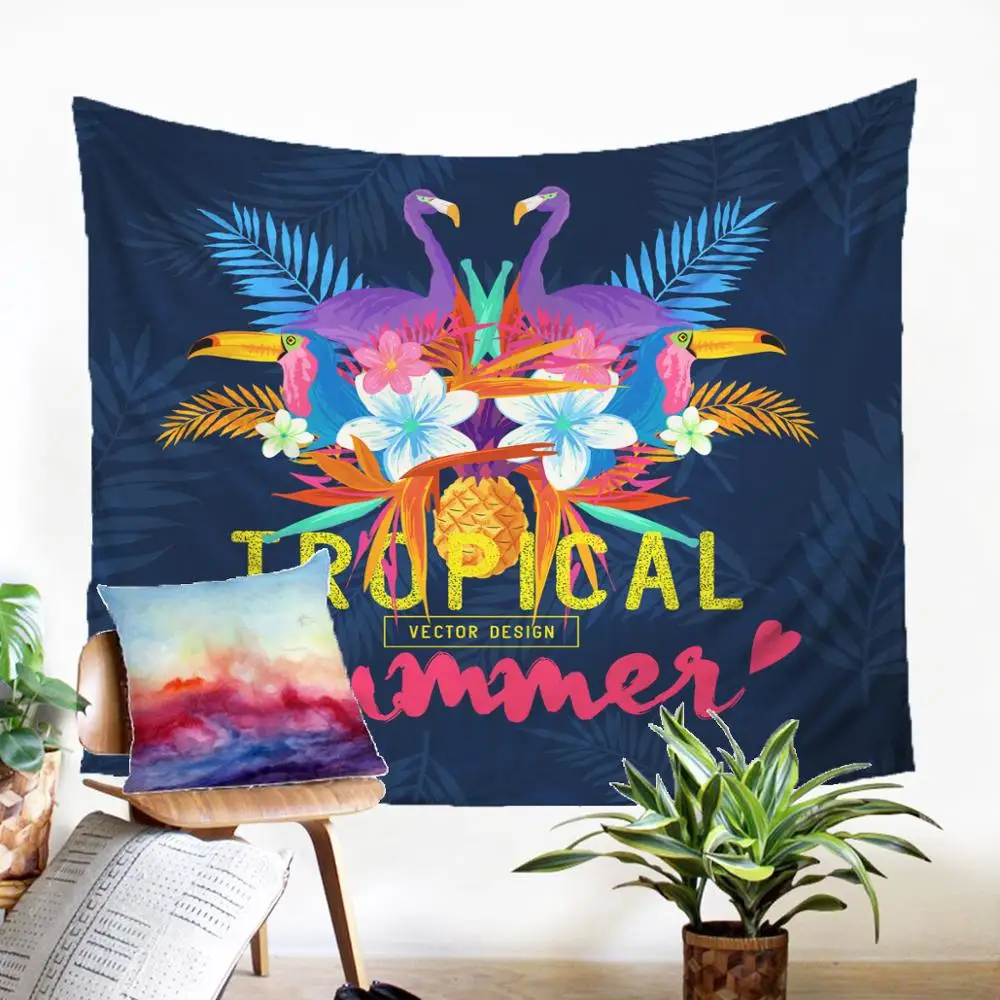Fabic Background Polyester Throw Rug Colourful Flamingo Pattern Tapestry Beaureous Ornamenation For Living Room
Fabic Background Polyester Throw Rug Colourful Flamingo Pattern Tapestry Beaureous Ornamenation For Living Room