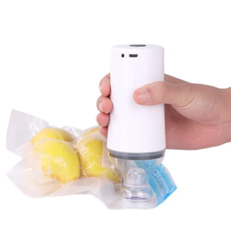 5 Pieces Vacuum Zipper Bags with Handheld Vacuum Sealer Machine Portable mini Vacuum Pump for Sous Vide Precision Cooker
5 Pieces Vacuum Zipper Bags with Handheld Vacuum Sealer Machine Portable mini Vacuum Pump for Sous Vide Precision Cooker