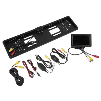 European License Plate Holder Car Rear View Camera And 4.3 Inch Monitor Reverse Parking Backup Camera Rearview Camera Set
European License Plate Holder Car Rear View Camera And 4.3 Inch Monitor Reverse Parking Backup Camera Rearview Camera Set