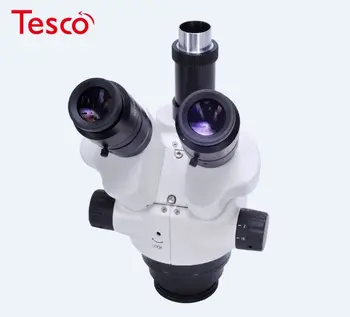 

Best sale,Scientific 7X-45X Simul-Focal Trinocular Zoom Stereo Microscope Head WF10x eyepiece 1pair rubber eye-guards 1 pair