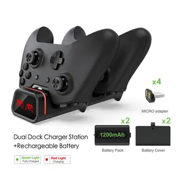 Durable Charger Multi-function Wear-resistant Controller Charger Dock Dual Charging Station Stand Cradle for Xbox One X S
Durable Charger Multi-function Wear-resistant Controller Charger Dock Dual Charging Station Stand Cradle for Xbox One X S