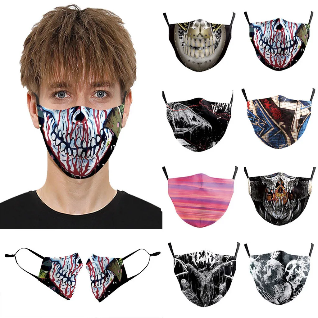 Halloween Party Face Mouth Mask Outdoor Protection Mascarillas Adult Washable Reusable Masks Cosplay Anime Masque Tapabocas 1PC
Halloween Party Face Mouth Mask Outdoor Protection Mascarillas Adult Washable Reusable Masks Cosplay Anime Masque Tapabocas 1PC