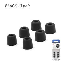 Prêt KZ 3 paires (6 pièces) nouvelle mise à niveau Original isolation du bruit confortable mousse à mémoire embouts d'oreille coussinets E10 ZSX C12 T1 S1 ZSX(China)
