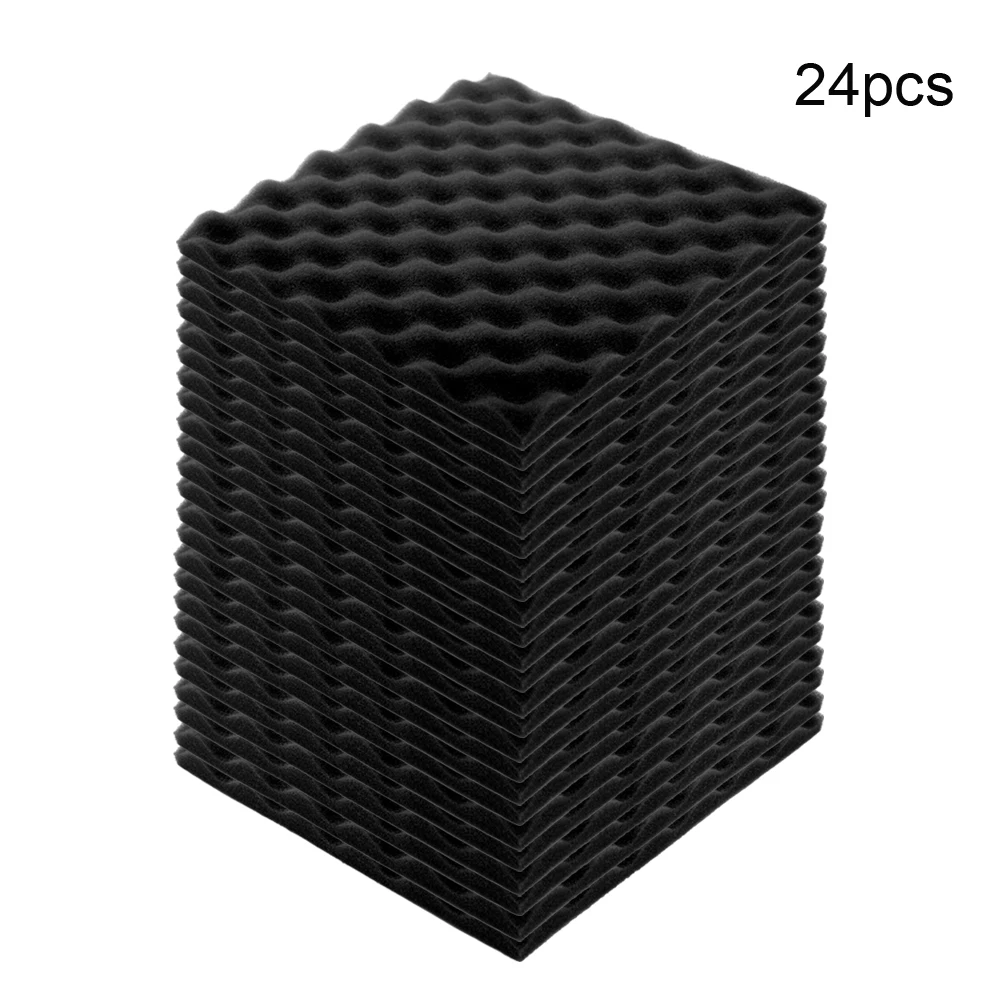 Sound Polyurethane Foam Pad Recording Studio Soundproof Wedge Foam Video Room Sound Noise Insulation Sponge Wall Deadening 24PCS
Sound Polyurethane Foam Pad Recording Studio Soundproof Wedge Foam Video Room Sound Noise Insulation Sponge Wall Deadening 24PCS
