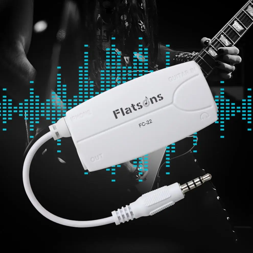 Guitar converter 3.5mm Output Guitar Bass to Smartphone Effect Interface Connection Adapter Audio Connector Fit for iPhone iPad
Guitar converter 3.5mm Output Guitar Bass to Smartphone Effect Interface Connection Adapter Audio Connector Fit for iPhone iPad