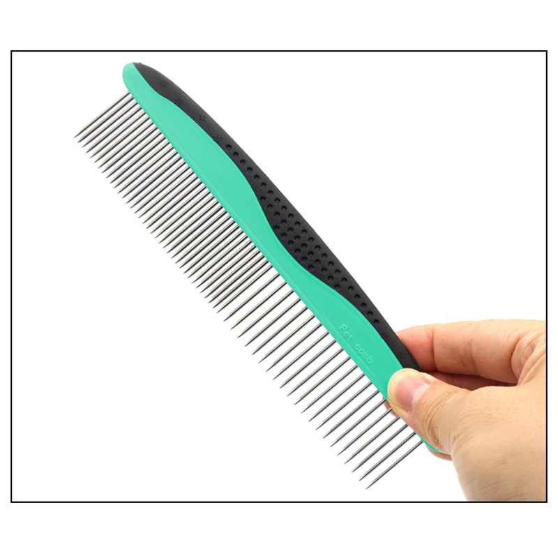Pet Stainless Steel Needle Row Comb With Sparse And Dense Double Teeth Open Knot Combs For Dogs Cats Hair Removal Beauty Product
Pet Stainless Steel Needle Row Comb With Sparse And Dense Double Teeth Open Knot Combs For Dogs Cats Hair Removal Beauty Product
