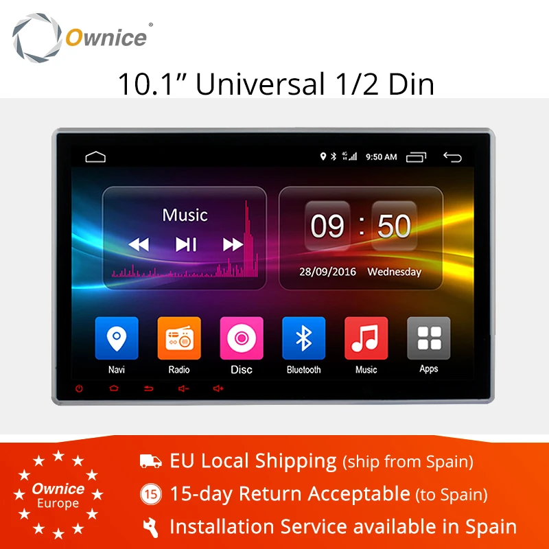 Ownice K2 автомобильный dvd плеер Android 6 0 Восьмиядерный экран 10 1 дюйма 2 Гб ОЗУ 32 ПЗУ|car