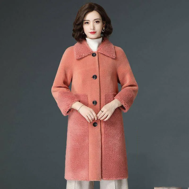 2019 New Autumn Winter Fashion Women's Composit Fur Coats Wool Lamb Fur Overcoat Korean Ladies Slim Long Jacket Outerwears Z63
2019 New Autumn Winter Fashion Women's Composit Fur Coats Wool Lamb Fur Overcoat Korean Ladies Slim Long Jacket Outerwears Z63