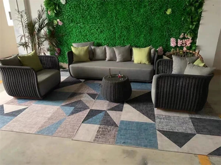 Small Apartment Outdoor Garden Sofas Waterproof Courtyard Hotel Lounge Chairs Sunscreen Villa Living Room Furniture Leisure Sofa Small Apartment Outdoor Garden Sofas Waterproof Courtyard Hotel Lounge Chairs Sunscreen Villa Living Room Furniture Leisure Sofa