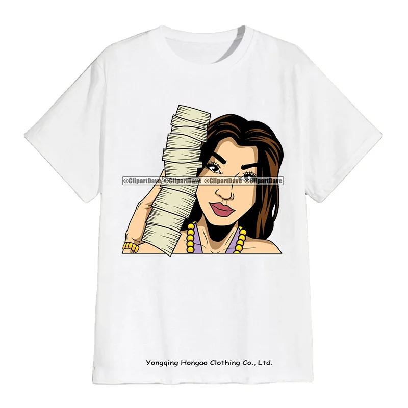 New Fashion Woman Holding Large Money Cell Design 100 Dollar Bill Cash Gold Rich Female Rap Hip Hop Hustle Girl Graphic Tshirts 
New Fashion Woman Holding Large Money Cell Design 100 Dollar Bill Cash Gold Rich Female Rap Hip Hop Hustle Girl Graphic Tshirts