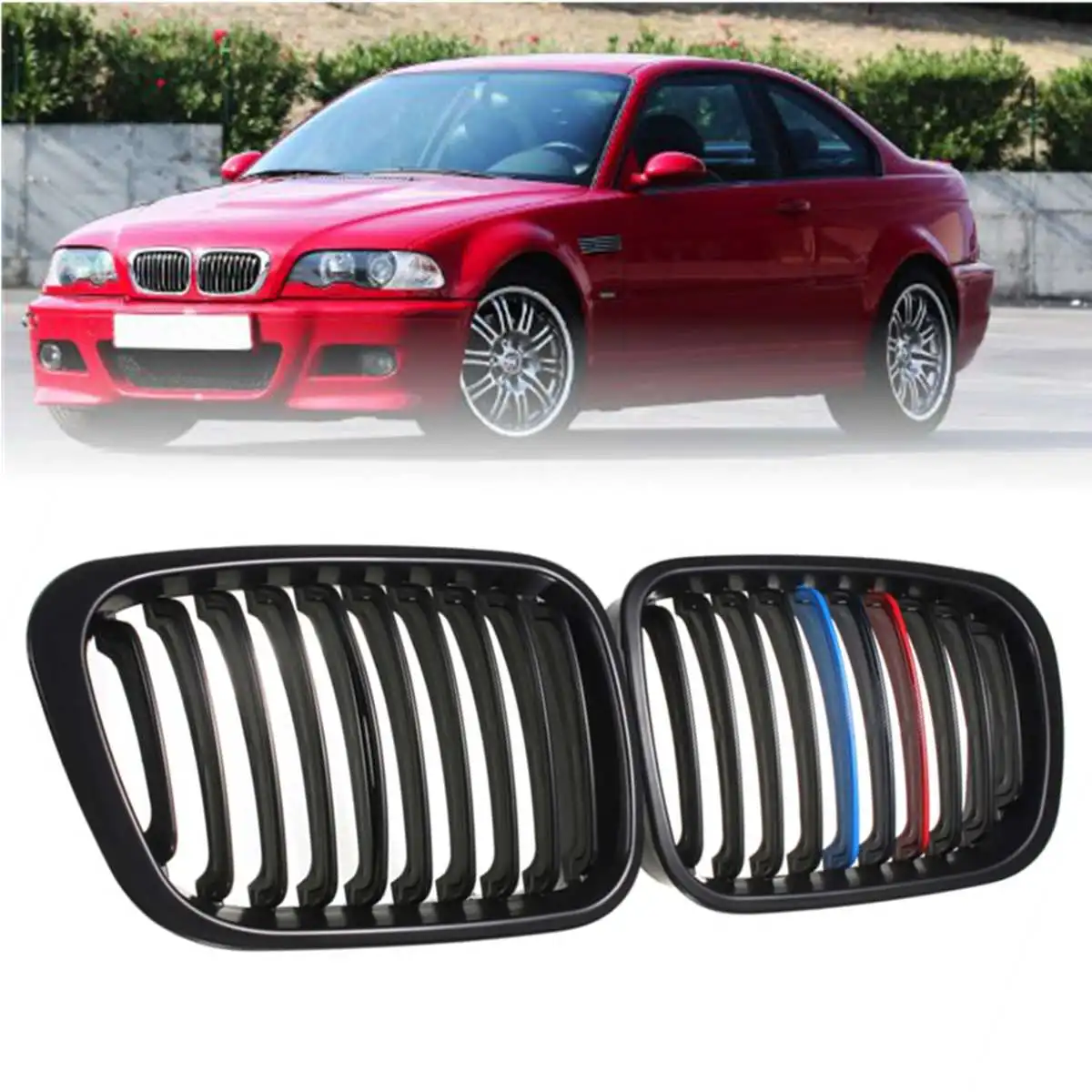 Car M-color replacement Front Grill Matte Black Kidney Grille Grill For BMW E46 /Saloon 4Door 3 Series 2002 2003 2004 2005
Car M-color replacement Front Grill Matte Black Kidney Grille Grill For BMW E46 /Saloon 4Door 3 Series 2002 2003 2004 2005