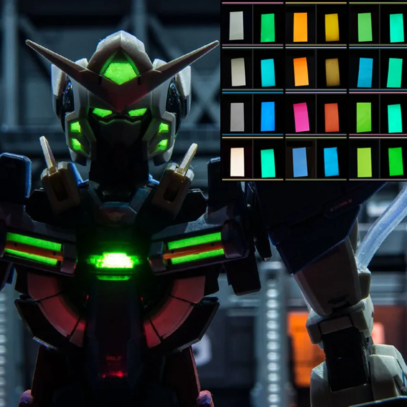 12 Color Gundam Model Group Transformation Fluorescence Sticker Super Bright Stickers Luminous Sticker
12 Color Gundam Model Group Transformation Fluorescence Sticker Super Bright Stickers Luminous Sticker