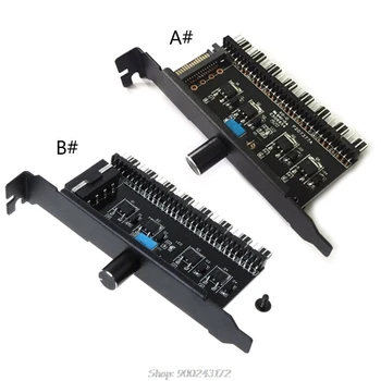 PC 8 Channels Fan Hub Cooling Fan Speed Controller for CPU Case HDD VGA PWM Fan PCI Bracket Power 12V SATA/4Pin S30 20 Dropship
PC 8 Channels Fan Hub Cooling Fan Speed Controller for CPU Case HDD VGA PWM Fan PCI Bracket Power 12V SATA/4Pin S30 20 Dropship
