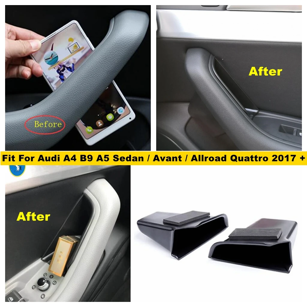 Inner Door Armrest Storage Multi-function Box Container Tidying Cover Kit For Audi A4 B9 A5 Avant Allroad Quattro 2017 - 2020
Inner Door Armrest Storage Multi-function Box Container Tidying Cover Kit For Audi A4 B9 A5 Avant Allroad Quattro 2017 - 2020