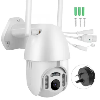 1080P WiFi Outdoor Waterproof PTZ Dome Security Camera TUYA IP CCTV for ONVIF 100-240V 
1080P WiFi Outdoor Waterproof PTZ Dome Security Camera TUYA IP CCTV for ONVIF 100-240V