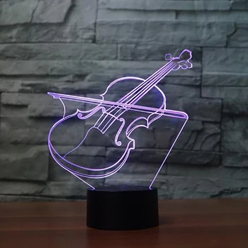 7 Color Changing Visual 3D LED Musical Instruments Cello Nightlight Table Lamp Baby Sleep Light Bedroom Bedside Decoration Gift
7 Color Changing Visual 3D LED Musical Instruments Cello Nightlight Table Lamp Baby Sleep Light Bedroom Bedside Decoration Gift