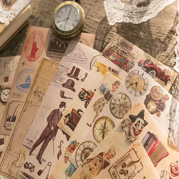 10sheet/pack Retro Handbook Sticker Series Diary Plan Sheet Cut DIY Sticker Scrapbook Hand Cut 125*95mm
10sheet/pack Retro Handbook Sticker Series Diary Plan Sheet Cut DIY Sticker Scrapbook Hand Cut 125*95mm