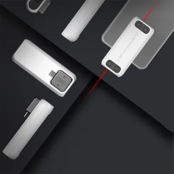 DP10 Mini Handheld Laser Distance Meter Phone Laser Level Ruler Range Finder Single/Double Laser Switch Area Volume Measurement
DP10 Mini Handheld Laser Distance Meter Phone Laser Level Ruler Range Finder Single/Double Laser Switch Area Volume Measurement