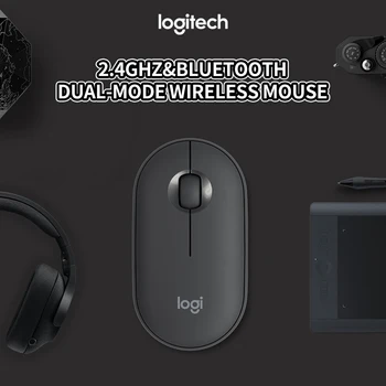 Logitech Pebble 2.4GHz Wireless Bluetooth Dual-mode Mouse Ergonomic Mute Mouse Plug and Play for PC Laptop Black
Logitech Pebble 2.4GHz Wireless Bluetooth Dual-mode Mouse Ergonomic Mute Mouse Plug and Play for PC Laptop Black