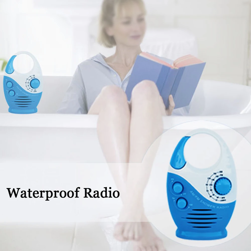 Waterproof Mini Radio Bathroom Hanging Music AM FM Speaker Adjustable Volume Insert Card Shower Button Portable Top Handle
Waterproof Mini Radio Bathroom Hanging Music AM FM Speaker Adjustable Volume Insert Card Shower Button Portable Top Handle