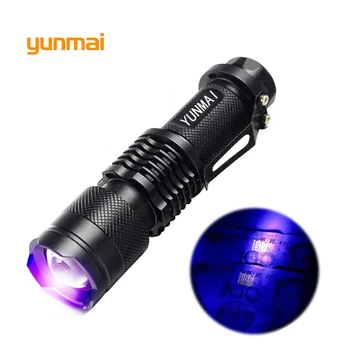 Powerful Mini Zoom Portable UV 395nm LED Flashlight Violet Purple Black Light Torche Lamp Use AA/14500 Battery
Powerful Mini Zoom Portable UV 395nm LED Flashlight Violet Purple Black Light Torche Lamp Use AA/14500 Battery