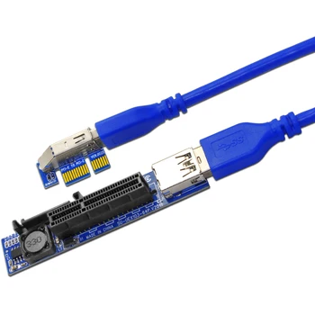 Computer Cable Connector PCI-E Riser PCIE Sleeved Cables Extension USB SATA Adapter SATA USB 3.0 for PCI Express Extension Cable
Computer Cable Connector PCI-E Riser PCIE Sleeved Cables Extension USB SATA Adapter SATA USB 3.0 for PCI Express Extension Cable