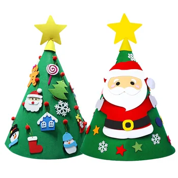Artificial Christmas Tree Mini DIY Felt Christmas Tree New Year Gift Toldder Kids Merry Christmas Party School Educational Toys
Artificial Christmas Tree Mini DIY Felt Christmas Tree New Year Gift Toldder Kids Merry Christmas Party School Educational Toys