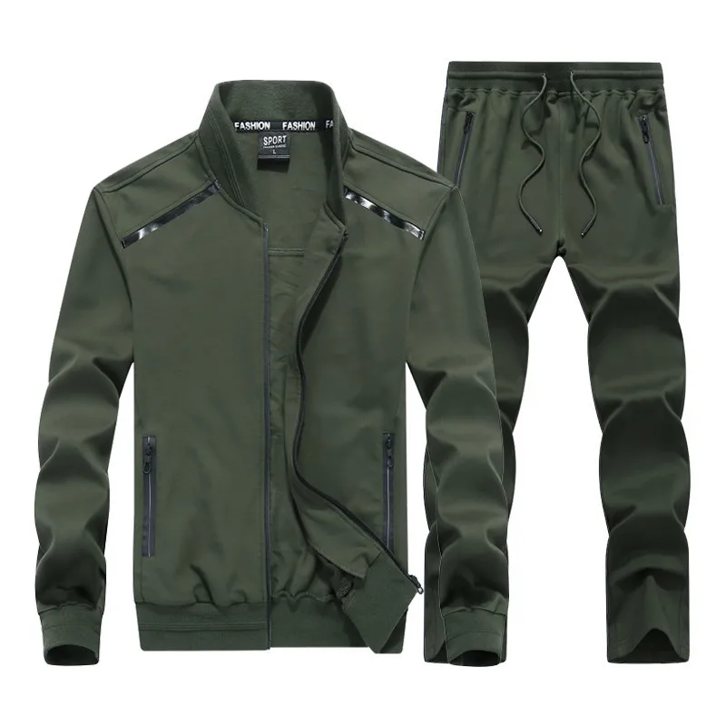 Spring Autumn Men's Tracksuits Male Jogging Sportswear Set Casual V-Neck Jacket+Pants Two Piece Sports Suits Plus Size L-9XL
Spring Autumn Men's Tracksuits Male Jogging Sportswear Set Casual V-Neck Jacket+Pants Two Piece Sports Suits Plus Size L-9XL