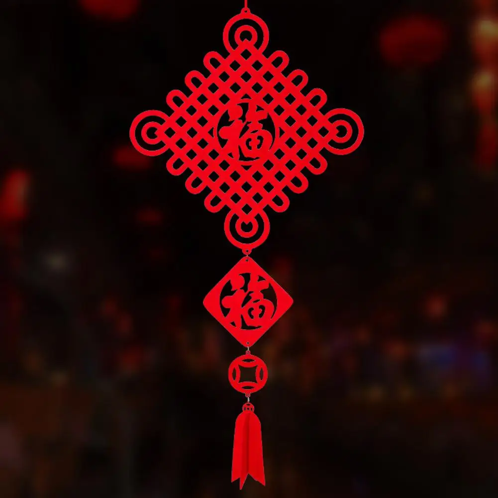 DishyKooker Good Luck Red Chinese Knot Hanging Pendant for Spring Festival New Year Decor
DishyKooker Good Luck Red Chinese Knot Hanging Pendant for Spring Festival New Year Decor