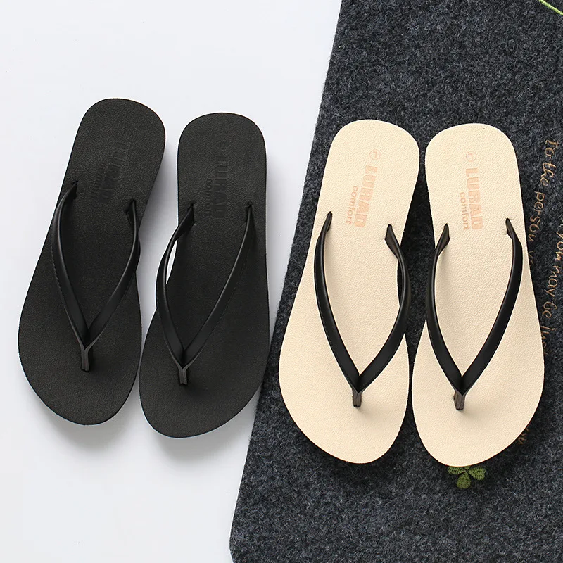 Luladi Summer Women's Semi-high Heeled Flip-flops Simple Breathable Flip-flops Anti-slip Flip-flops Beach Slippers Fashion
Luladi Summer Women's Semi-high Heeled Flip-flops Simple Breathable Flip-flops Anti-slip Flip-flops Beach Slippers Fashion