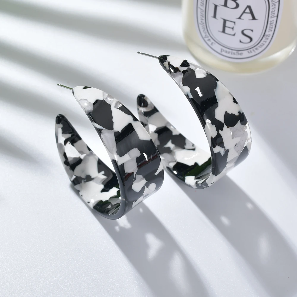 2019 Fashion Jewelry Leopard Acrylic Resin C Shape Stud Earrings For Women Geometry Big Circle Square Earrings Acetate Brincos
2019 Fashion Jewelry Leopard Acrylic Resin C Shape Stud Earrings For Women Geometry Big Circle Square Earrings Acetate Brincos