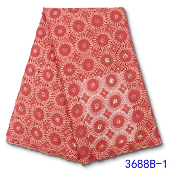 African Embroidery French Sequence Nigerian Latest High Quality Hot Sale Sequin Lace Fabric Mesh Peach Color For Party GD3688B-1
African Embroidery French Sequence Nigerian Latest High Quality Hot Sale Sequin Lace Fabric Mesh Peach Color For Party GD3688B-1