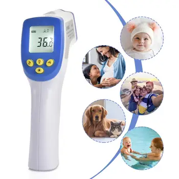 Electronic Thermometer Non-contact Infrared Ear Forehead Thermometer with LCD Display for Baby Child Adult #35 
Electronic Thermometer Non-contact Infrared Ear Forehead Thermometer with LCD Display for Baby Child Adult #35