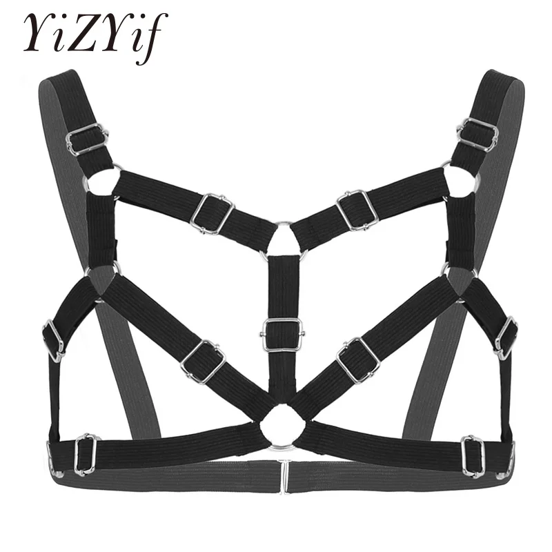 Harness men zentai Adjustable Elastic Shoulder Chest Muscle Belts Strappy Body Cage Harness Belt gay costume chest belt chastity
Harness men zentai Adjustable Elastic Shoulder Chest Muscle Belts Strappy Body Cage Harness Belt gay costume chest belt chastity