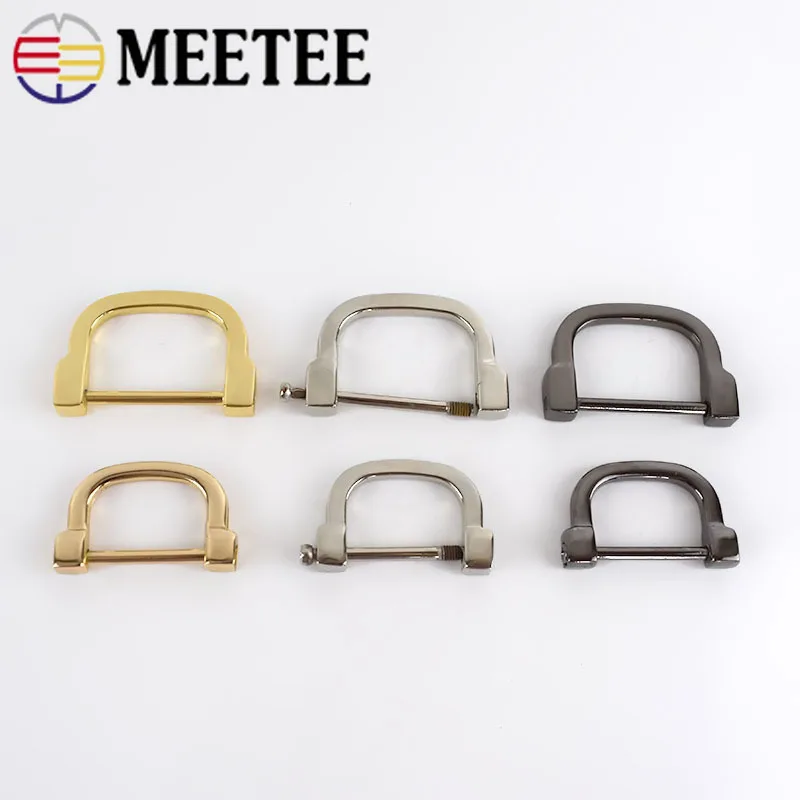 4Pcs Removable D Ring Buckles Metal Bag Buckle Handbag Strap Bag Chain Clasp Hooks With Screw DIY Bag Handles Hanger Accessories
4Pcs Removable D Ring Buckles Metal Bag Buckle Handbag Strap Bag Chain Clasp Hooks With Screw DIY Bag Handles Hanger Accessories