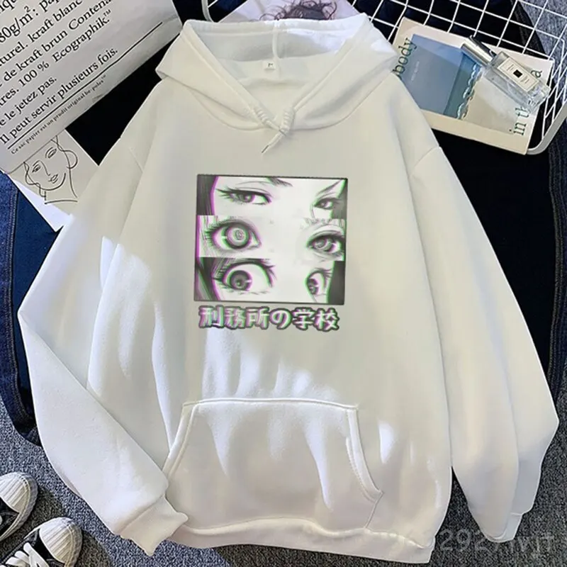 New Prison School Eyes Sad Japanese Anime Hoodie Graphic Sweatshirt Hooded Women Men Streetswear Hoodies
New Prison School Eyes Sad Japanese Anime Hoodie Graphic Sweatshirt Hooded Women Men Streetswear Hoodies