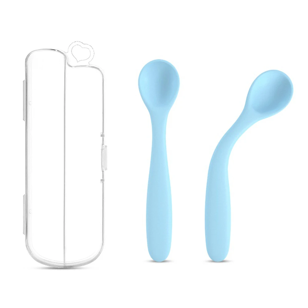 1PCS Bendable Baby Spoon Silica Gel Soft Spoon Feeding Safety Learning Training Infant Feeding Spoons Children Flatware
1PCS Bendable Baby Spoon Silica Gel Soft Spoon Feeding Safety Learning Training Infant Feeding Spoons Children Flatware