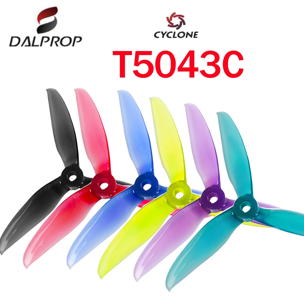 24 pcs/12 Pair DALPROP CYCLONE T5043C 5043 3-Blade Propeller Compatible POPO Motor prop for FPV Freestyle Drone Quadcopter
24 pcs/12 Pair DALPROP CYCLONE T5043C 5043 3-Blade Propeller Compatible POPO Motor prop for FPV Freestyle Drone Quadcopter