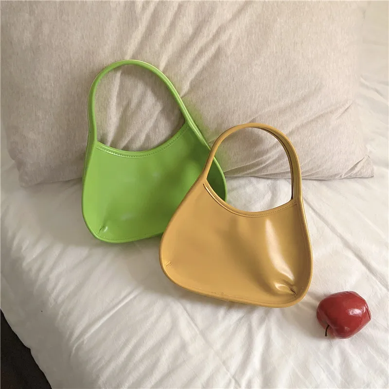 Роскошная Женская Сиреневая сумка для подмышек брендовые кожаные сумки