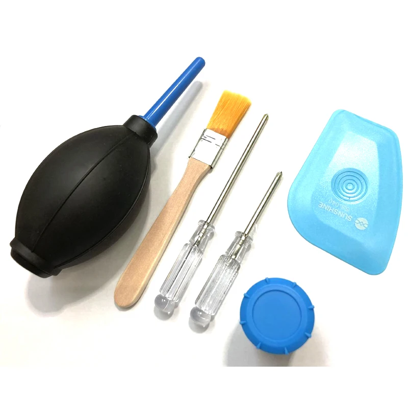 Computer Cleaning Dust Tools Kit Brush Thermal Grease Air Blower Cross Screwdriver Dismantling Slice Computer Phone Opening Tool
Computer Cleaning Dust Tools Kit Brush Thermal Grease Air Blower Cross Screwdriver Dismantling Slice Computer Phone Opening Tool