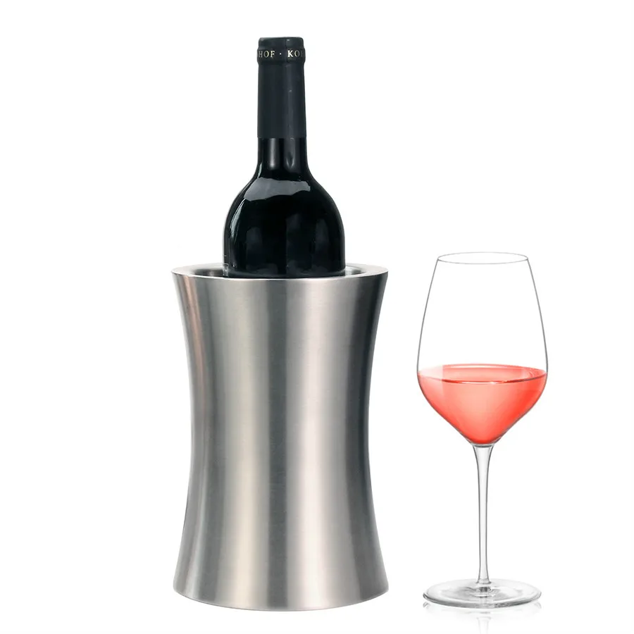 Stainless Steel Wine Bottle Cooler Chiller - Keep Cold Wine and Champagne Multipurpose Use as Kitchen Utensil
Stainless Steel Wine Bottle Cooler Chiller - Keep Cold Wine and Champagne Multipurpose Use as Kitchen Utensil