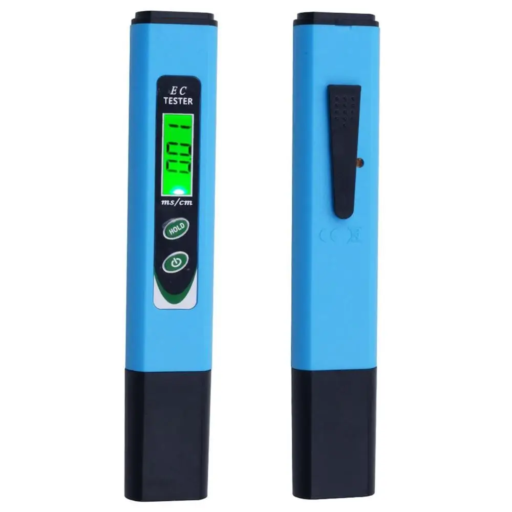 Portable EC Meter Tester Pen Digital Hydroponics Water Quality Purity Monitor Filter Measuring with ATC Conductivity
Portable EC Meter Tester Pen Digital Hydroponics Water Quality Purity Monitor Filter Measuring with ATC Conductivity