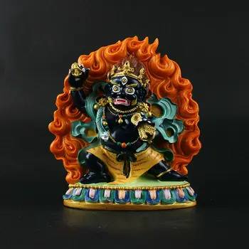 4.6"Tibet Tibetan Buddhism Resin Hand Drawing Lotus Vajrapani Bodhisattva Statue
4.6"Tibet Tibetan Buddhism Resin Hand Drawing Lotus Vajrapani Bodhisattva Statue
