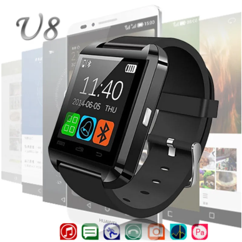 Bluetooth Smart Band Smart Watch U8 Wristwatch Message Notification Smartwatches for Android Watches Iphone Remote Camera Men Women GT08 DZ09 reloj inteligente
Bluetooth Smart Band Smart Watch U8 Wristwatch Message Notification Smartwatches for Android Watches Iphone Remote Camera Men Women GT08 DZ09 reloj inteligente