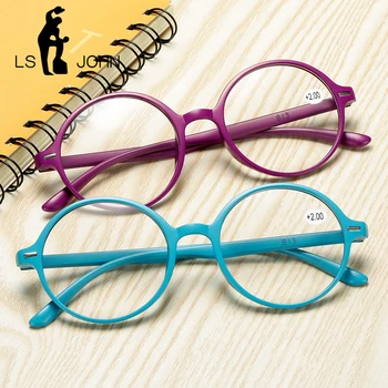 LS JOHN Retro Ultra Light Round Reading Glasses Brand Women&Men TR90 Eyewear Glasses Presbyopia +1.0+1.5+2.0+2.5+3.0+3.5+4.0
LS JOHN Retro Ultra Light Round Reading Glasses Brand Women&Men TR90 Eyewear Glasses Presbyopia +1.0+1.5+2.0+2.5+3.0+3.5+4.0