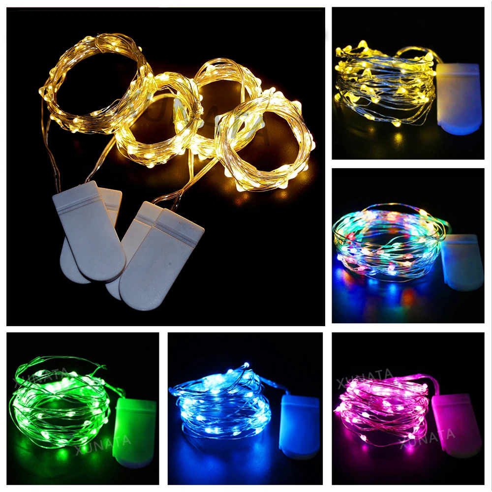 1PC LED String Light Cell Battery Powered Silver Copper Wire Mini Fairy Lights Christmas Light For Holiday Wedding Party 2m 4m
1PC LED String Light Cell Battery Powered Silver Copper Wire Mini Fairy Lights Christmas Light For Holiday Wedding Party 2m 4m
